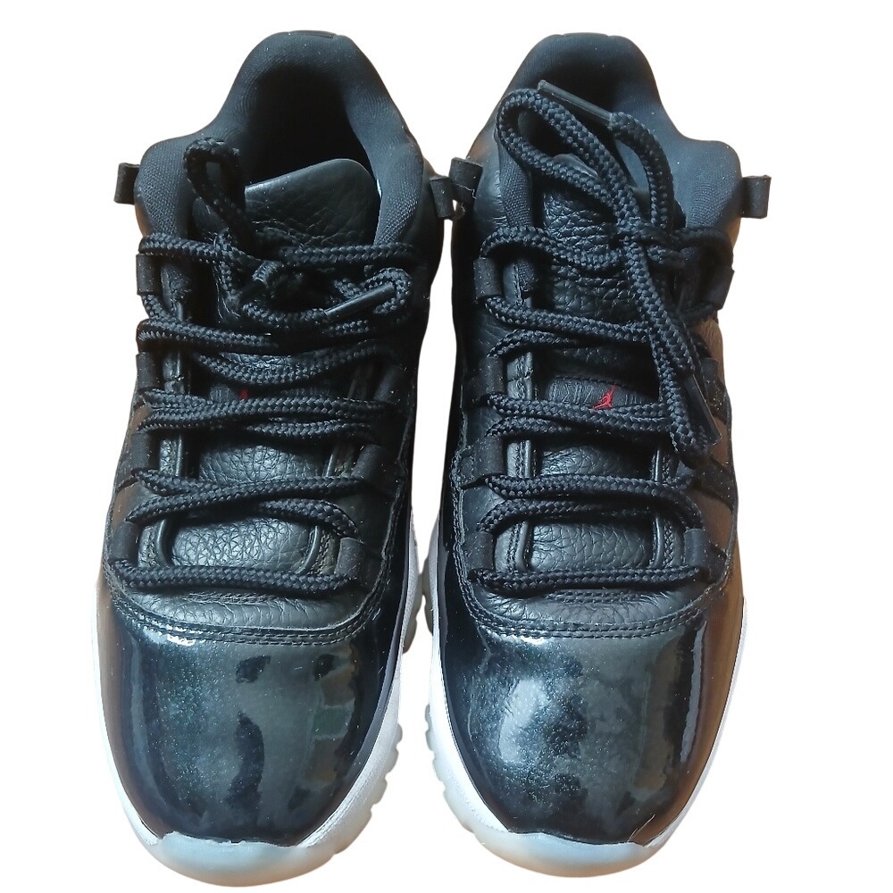 Jordan Air Jordan 11 Retro Low 72-10 Mens Size 8 Black Patent Leather AV2187-001